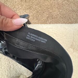 Pleaser Women's Shiny Black Heeled Boots